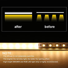 Carica l'immagine nel visualizzatore di Gallery, Profili per Strisce LED 45° - 6x1MT Profilo Alluminio 6*1m - Ilgrandebazar