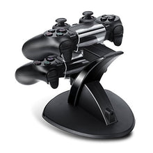 Carica l'immagine nel visualizzatore di Gallery, PS4 Controller Base di Ricarica Doppi,AMANKA Dual USB Caricatore...