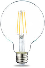 Carica l'immagine nel visualizzatore di Gallery, AmazonBasics Lampadina LED Globo E27 a filamento, 7W (equivalenti Trasparente - Ilgrandebazar