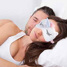 Carica l'immagine nel visualizzatore di Gallery, 2 Pezzi Unicorno Maschera per Dormire Carino Benda Copertina per... - Ilgrandebazar