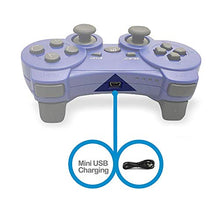 Carica l'immagine nel visualizzatore di Gallery, CFORWARD PS3 Controller, Wireless Bluetooth Gamepad Double Vibration Blu