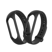 Carica l'immagine nel visualizzatore di Gallery, WD&amp;CD Cinturini Compatibile per Mi Band 3/ 4, in Nero * 2 - Ilgrandebazar