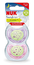 Carica l'immagine nel visualizzatore di Gallery, NUK 10177143 Freestyle Night - Ciuccio ortodontico in silicone, da 18 a 36... - Ilgrandebazar