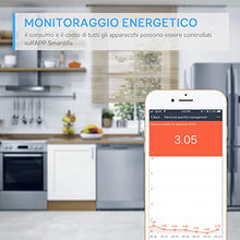 Carica l'immagine nel visualizzatore di Gallery, Presa Intelligente WiFi, Maxcio Smart Italiana 16A Compatibile 1 Pack