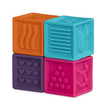 Carica l'immagine nel visualizzatore di Gallery, B. Toys- Cubi Morbidi per Bambini, BX1002Z - Ilgrandebazar