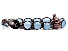 Carica l'immagine nel visualizzatore di Gallery, Tamashii Bracciale Tibetano Buddista Agata Ocean Blue BHS900-31 MainApps - Ilgrandebazar