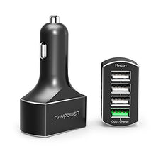 Carica l'immagine nel visualizzatore di Gallery, RAVPOWER Caricabatterie Auto Quick Charge 3.0 Caricatore in Alluminio da 54W...