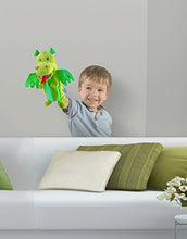 Carica l'immagine nel visualizzatore di Gallery, Fiesta Crafts T-2186 - Marionetta Drago, Colore: Verde verde - Ilgrandebazar