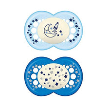 Carica l'immagine nel visualizzatore di Gallery, MAM 667077 – Night silicone 16 +, confezione doppia, Modelli assortiti blau - Ilgrandebazar
