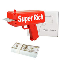 Carica l'immagine nel visualizzatore di Gallery, ValueTalks Pistola spara Soldi Money Gun Giocattolo rosso - Ilgrandebazar