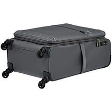 Carica l'immagine nel visualizzatore di Gallery, AmazonBasics - Trolley da viaggio morbido e leggero, 69 cm, 69 Grigio