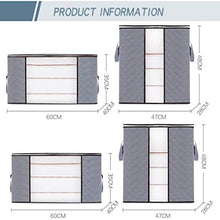 Carica l'immagine nel visualizzatore di Gallery, Tonsooze Pieghevole Borsa Organizzatore, 4 PCS Scatole per Armadio...