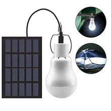 Carica l'immagine nel visualizzatore di Gallery, solare lampada LED portatile della di lanterna Lampada + Pannello Solare