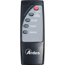 Carica l'immagine nel visualizzatore di Gallery, Ardes 5S40PBR Ventilatore a Piantana Base Tonda Style + Telecomando