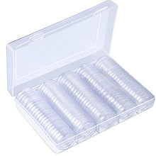 Carica l'immagine nel visualizzatore di Gallery, Osuter 100PCS Moneta Capsule Plastica Monete da Collezione con Scatola... - Ilgrandebazar