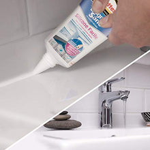 Carica l'immagine nel visualizzatore di Gallery, Pattex Bagno Sano Silicone Facile, silicone bianco forte con tecnologia... - Ilgrandebazar