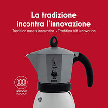 Carica l'immagine nel visualizzatore di Gallery, Bialetti Moka Induction, Caffettiera 3 Tazze , Acciaio 3 Tazze, Antracite - Ilgrandebazar