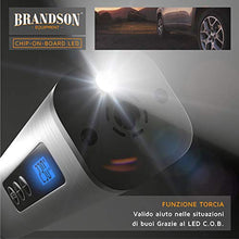 Carica l'immagine nel visualizzatore di Gallery, Brandson - Compressore Aria Auto a Batteria al Litio - Nuovo - 12V e 220V -... - Ilgrandebazar