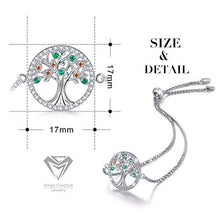 Carica l'immagine nel visualizzatore di Gallery, MEGA CREATIVE JEWELRY Bracciali de Donna Albero Della Vita in Argento - Ilgrandebazar