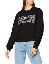 Carica l'immagine nel visualizzatore di Gallery, ARMANI EXCHANGE Felpa Donna M, Nero (Black 1200) - Ilgrandebazar