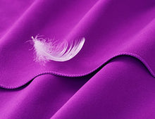 Carica l'immagine nel visualizzatore di Gallery, Asciugamano in microfibra – 15 80x40cm - 2 pezzi + 1 borsa, 06 - Viola