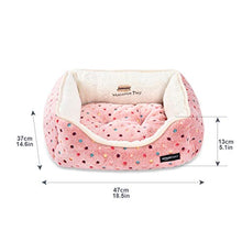 Carica l'immagine nel visualizzatore di Gallery, AmazonBasics Cuddler, Cuccia per animali domestici - Taglia Small, Polka Dots - Ilgrandebazar