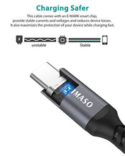 Carica l'immagine nel visualizzatore di Gallery, Nimaso Cavo USB C [2 Pezzi: 2m + 2m], Type-C Ricarica Rapida e... - Ilgrandebazar