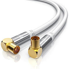 Carica l'immagine nel visualizzatore di Gallery, CSL-Computer PW - 3m 135db HDTV Cavo 3,0m cavo per antenna con gomito 90° - Ilgrandebazar