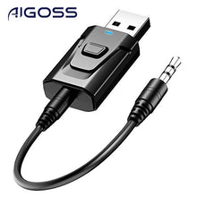 Carica l'immagine nel visualizzatore di Gallery, Aigoss Adattatore Bluetooth USB 2 in 1 Trasmettitore e Ricevitore, Bluetooth...