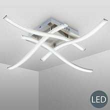 Carica l'immagine nel visualizzatore di Gallery, Plafoniera LED da soffitto, lampada moderna con bracci luminosi per...