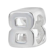 Carica l'immagine nel visualizzatore di Gallery, Andante-Stones Argento massiccio Sterling 925 originale Perlina Bead NUMERI... - Ilgrandebazar