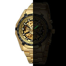 Carica l'immagine nel visualizzatore di Gallery, GuTe - Orologio da polso meccanico automatico con quadrante scheletrato,... - Ilgrandebazar