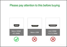 Carica l'immagine nel visualizzatore di Gallery, AmazonBasics - Cavo ad alta velocità micro HDMI su HDMI, standard più 0,91 m - Ilgrandebazar