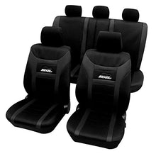 Carica l'immagine nel visualizzatore di Gallery, WOLTU AS7259sz Set Completo di Coprisedili Auto 5 Posti Seat Cover Nero