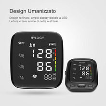 Carica l'immagine nel visualizzatore di Gallery, HYLOGY Misuratore di Pressione da Braccio, Digitale Automatica...
