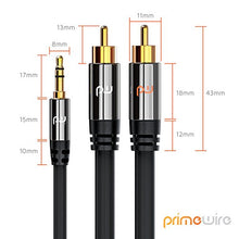 Carica l'immagine nel visualizzatore di Gallery, CSL-Computer Primewire - 1m Cavo Jack RCA Stereo a Y - 1 x 3,5mm e 1,0m