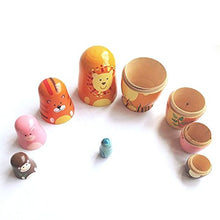 Carica l'immagine nel visualizzatore di Gallery, ZHUOTOP Cute Animal Nesting Babushka Russian Doll Matryoshka Hand Paint... - Ilgrandebazar