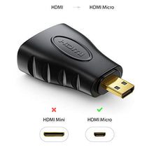 Carica l'immagine nel visualizzatore di Gallery, deleyCON HDMI Adattatore Micro - Connettore su - micro - Ilgrandebazar