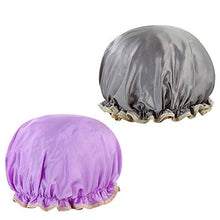 Carica l'immagine nel visualizzatore di Gallery, YOFASEN 2 Pezzi Cuffia Doccia - Riutilizzabile Cappello da Bagno Doccia... - Ilgrandebazar