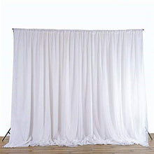 Carica l'immagine nel visualizzatore di Gallery, Maestro sfondo di nozze seta decorazione bianca 20ft*10ft
