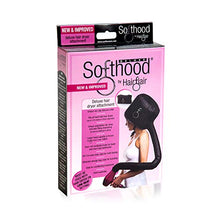 Carica l'immagine nel visualizzatore di Gallery, Hair Flair Softhood - cuffia gonfiabile per asciugacapelli - nero - Ilgrandebazar