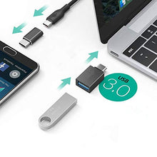 Carica l'immagine nel visualizzatore di Gallery, USB-C a USB 3.0 adattatore [6-pack],FDG tipo C (maschio) a USB-C-Black