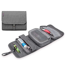 Carica l'immagine nel visualizzatore di Gallery, Wind Took Bolsa da Toilette Beauty Case Viaggio Wash Bag Grigio Argento - Ilgrandebazar