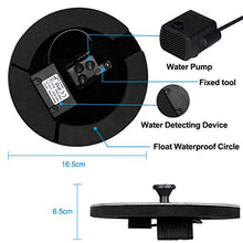 Carica l'immagine nel visualizzatore di Gallery, LIUMY Solare Fontana Pompa，1.4W Pompe Laghetto Acqua con 4 Effetti |...