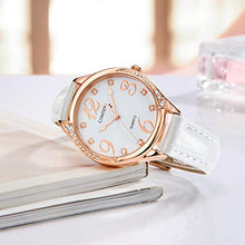 Carica l'immagine nel visualizzatore di Gallery, Comtex Orologio analogico da polso donna,cinturino in pelle,impermeabile... - Ilgrandebazar