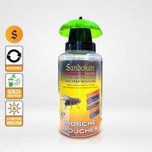 Carica l'immagine nel visualizzatore di Gallery, Sandokan Bio Trappola per mosche e insetti con attrattivo Riutilizzabile per uso all'aperto