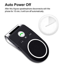Carica l'immagine nel visualizzatore di Gallery, Aigoss Vivavoce Bluetooth Car Kit per Chiamate Viva Voce GPS e Musica...