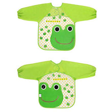 Carica l'immagine nel visualizzatore di Gallery, Vicloon Bavaglino a Manica,Set di 4 Bambini Impermeabile con 4PCS