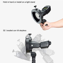 Carica l'immagine nel visualizzatore di Gallery, Godox S2 - Supporto Speedlite con attacco Bowens per Flash Snoot...