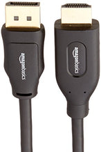 Carica l'immagine nel visualizzatore di Gallery, AmazonBasics - Cavo DisplayPort/HDMI, 0.9 metri 0,9 m